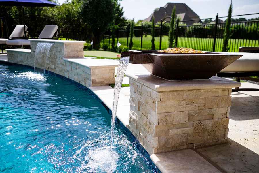 New Pool Design Construction in Keller TX